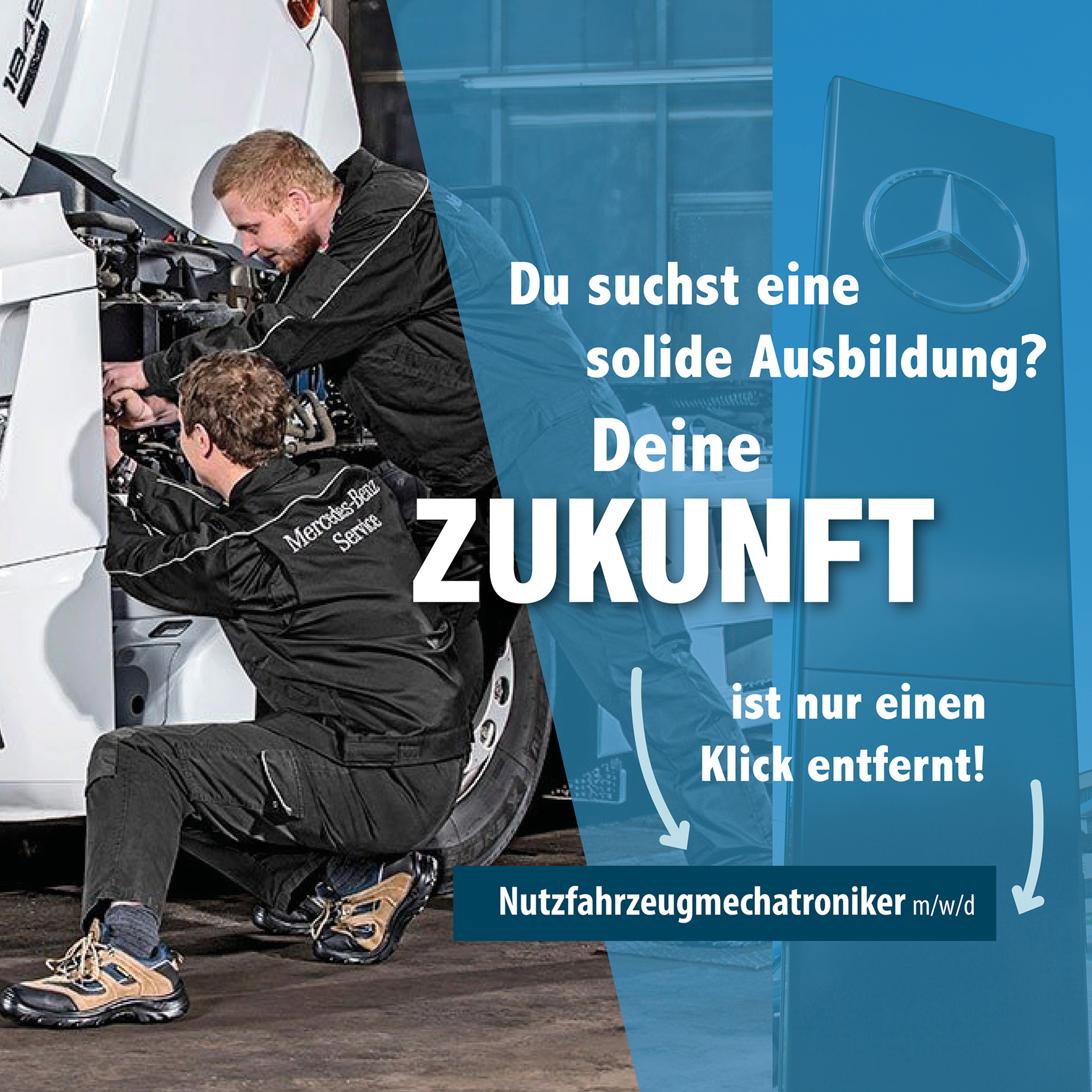 Nutzfahrzeugmechatroniker/-in