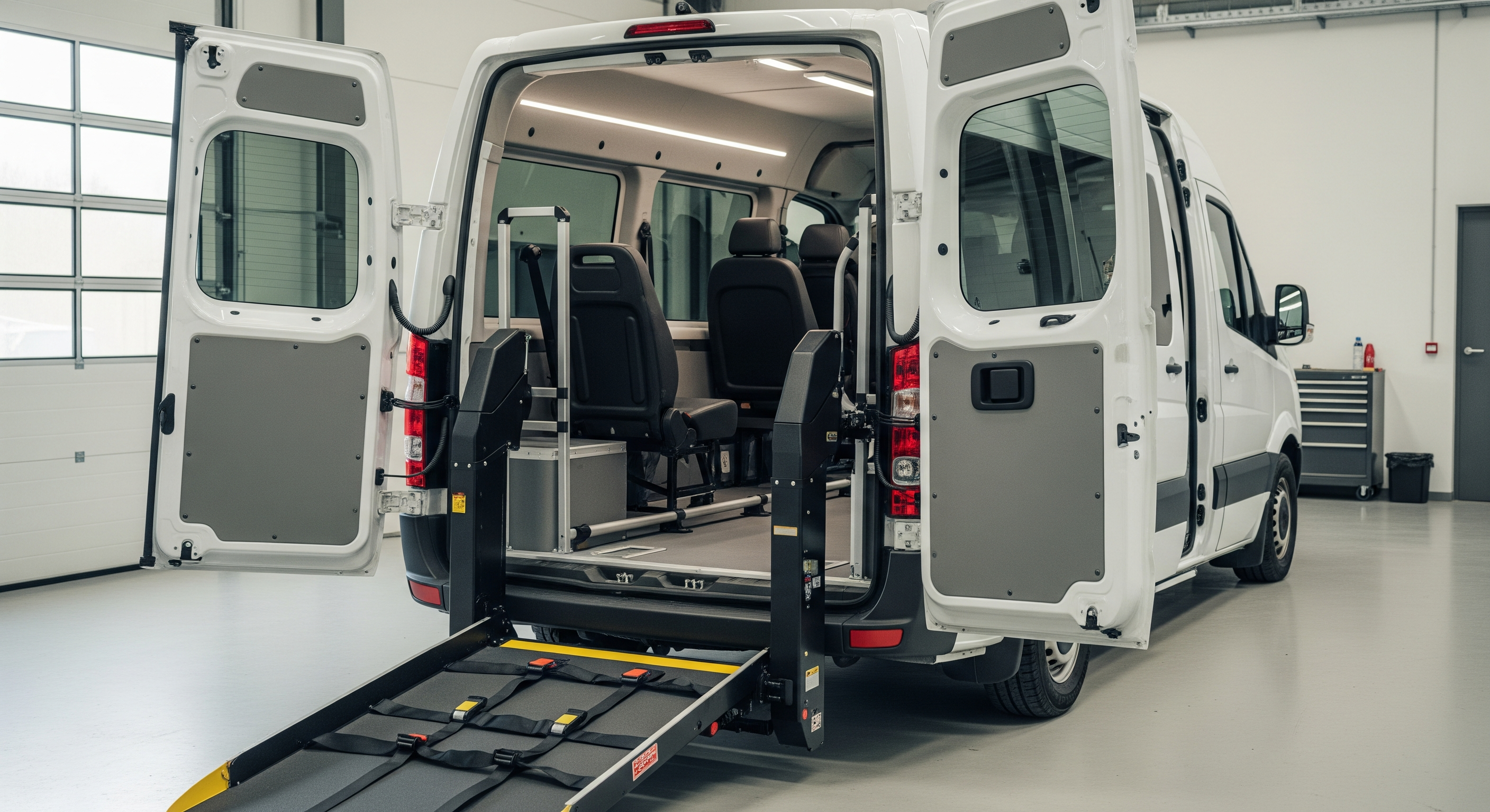 Rollstuhltransport-Umbau für Transporter in Ofterdingen