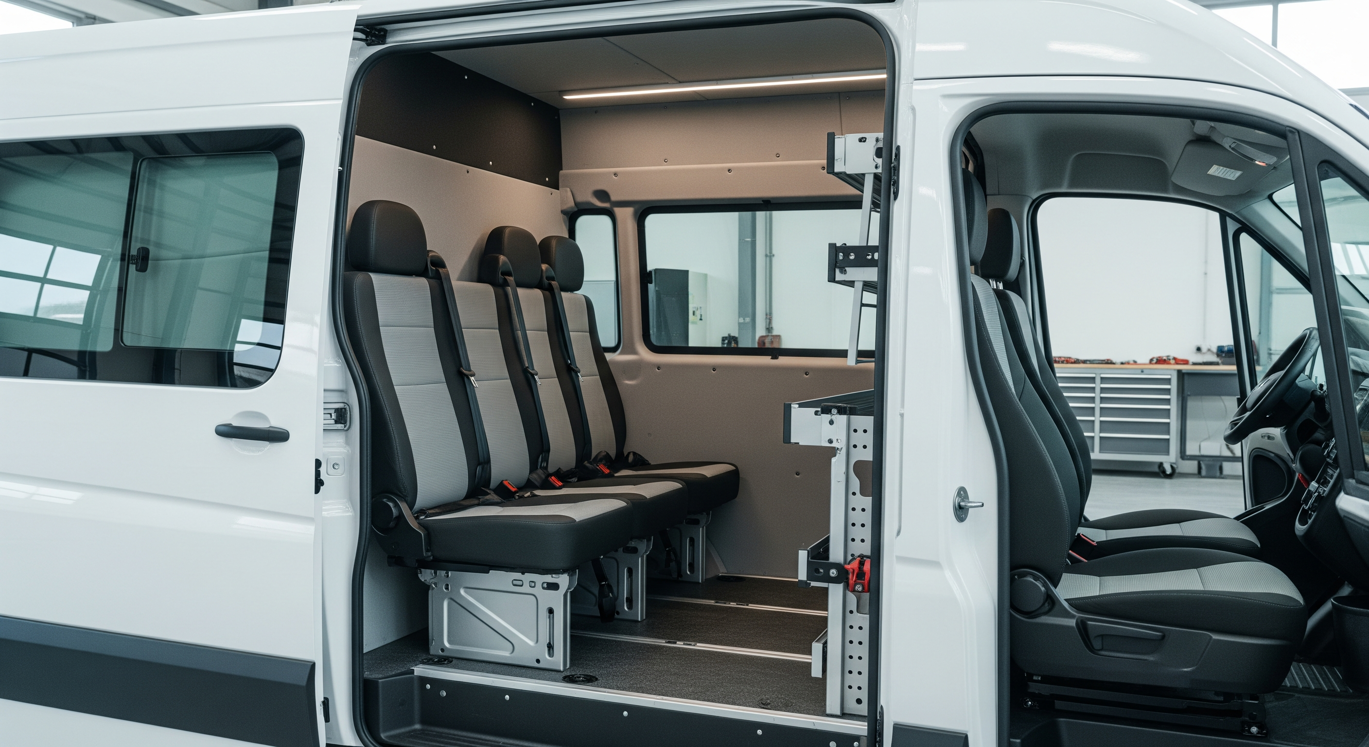 Mannschaftstransporter-Umbau in Ofterdingen