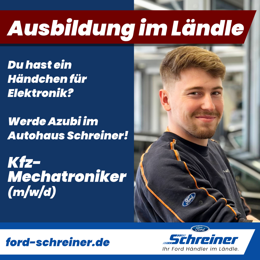 Ausbildung: Kfz-Mechatroniker (m/w/d)