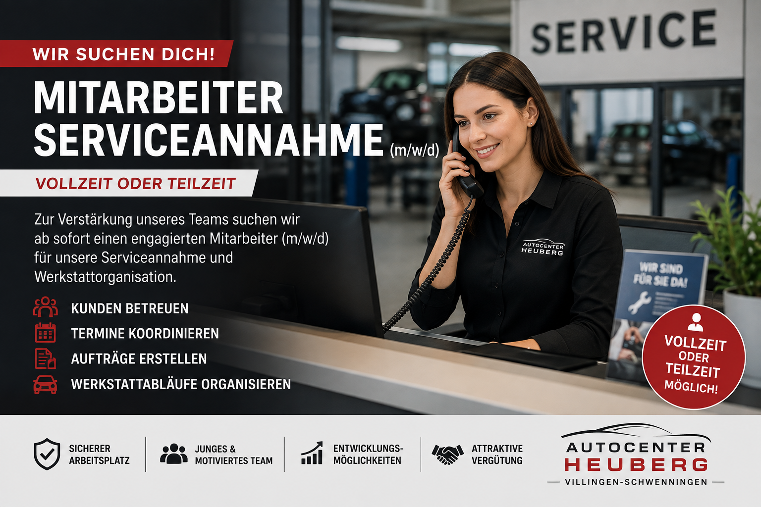 Serviceberater / Mitarbeiter Serviceannahme (m/w/d)