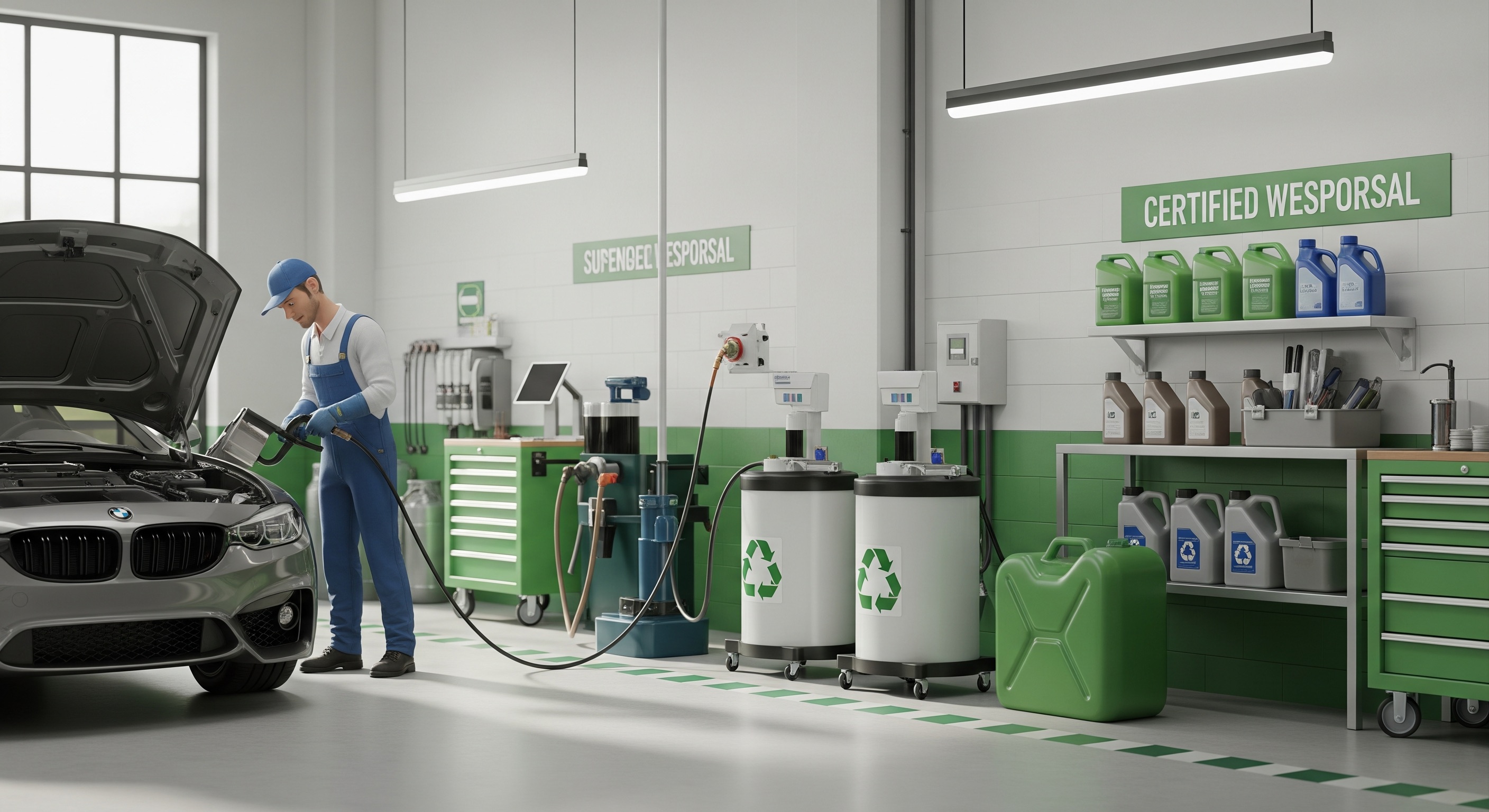 Professioneller Ölwechsel für sauberen Motorlauf