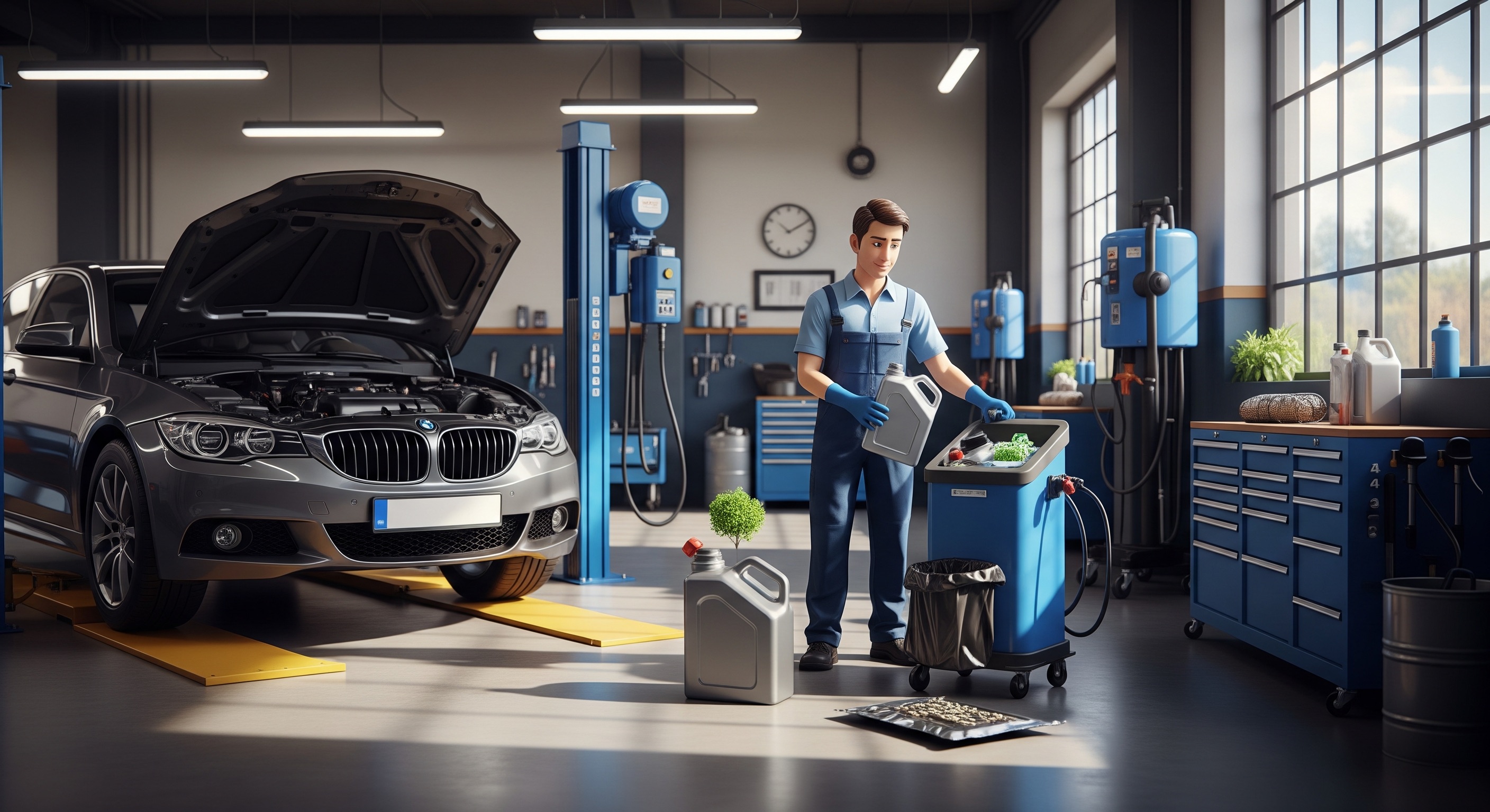 Ölwechselservice mit Fokus auf Motorschutz und Werterhalt