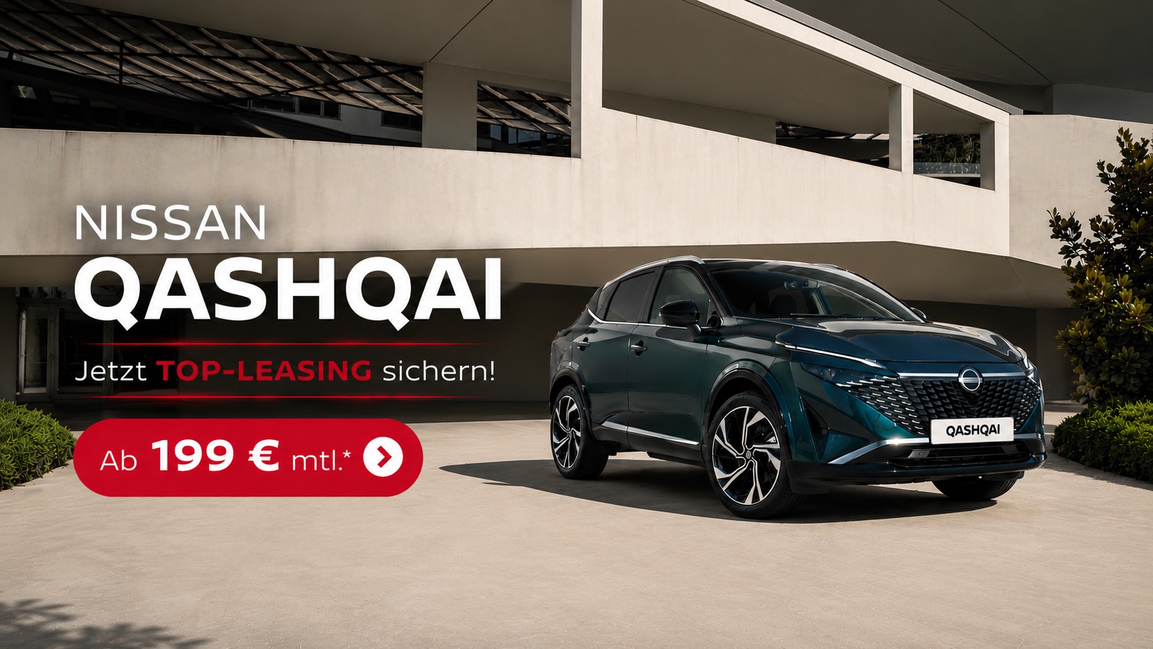Nissan Qashqai Leasing ab 199 Euro monatlich