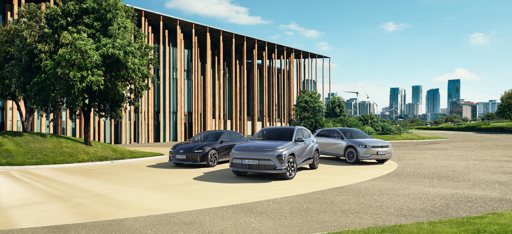 drei Hyundai-Fahrzeuge