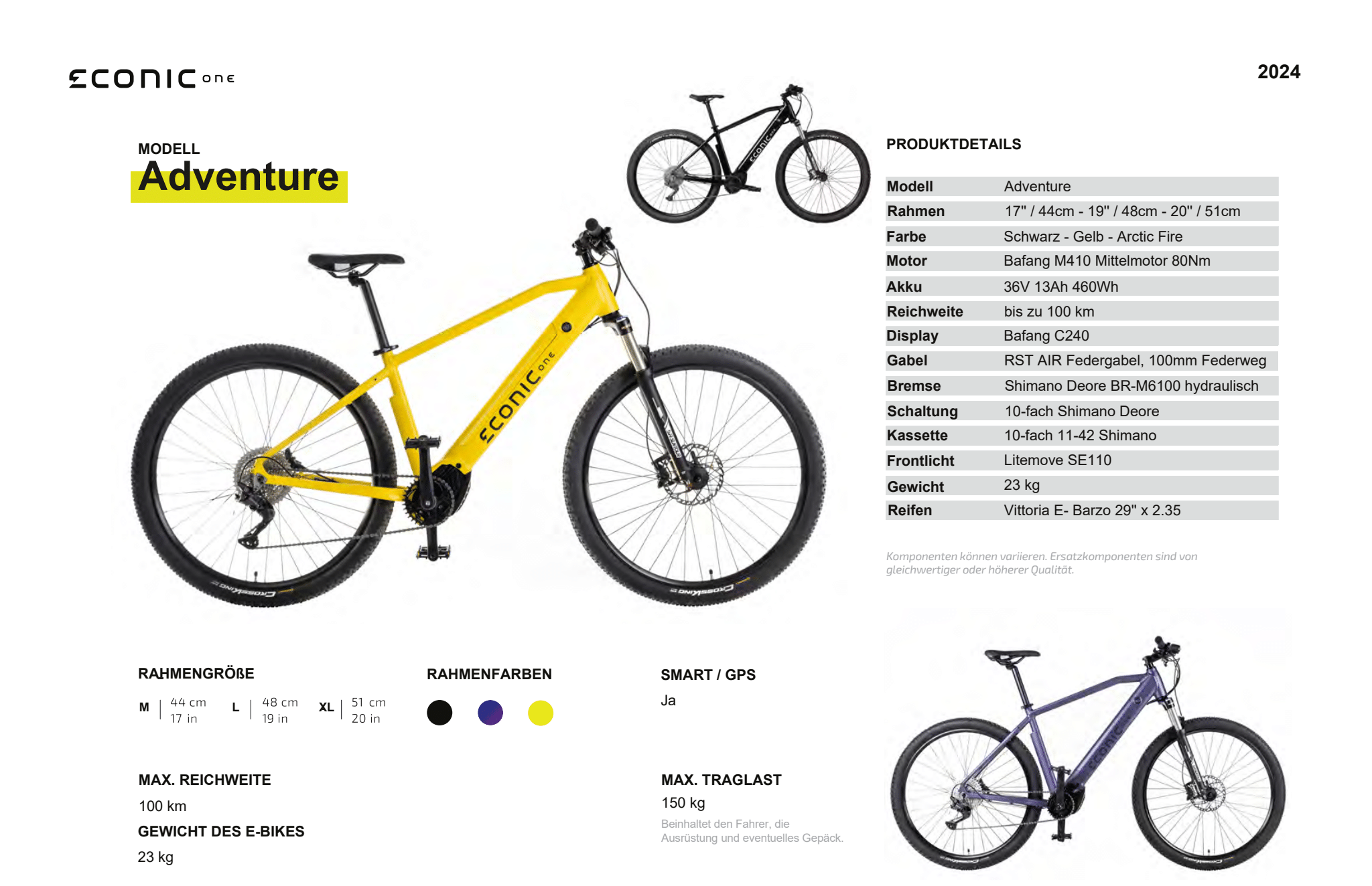 E-Bikes - EconicOne - Smart Adventure
