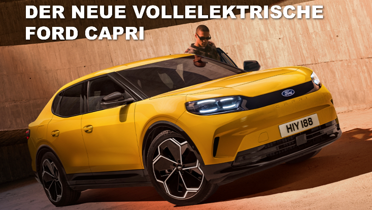 Der neue vollelektrische Ford Capri 