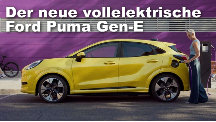 Der neue vollelektrische Ford Puma Gen-E
