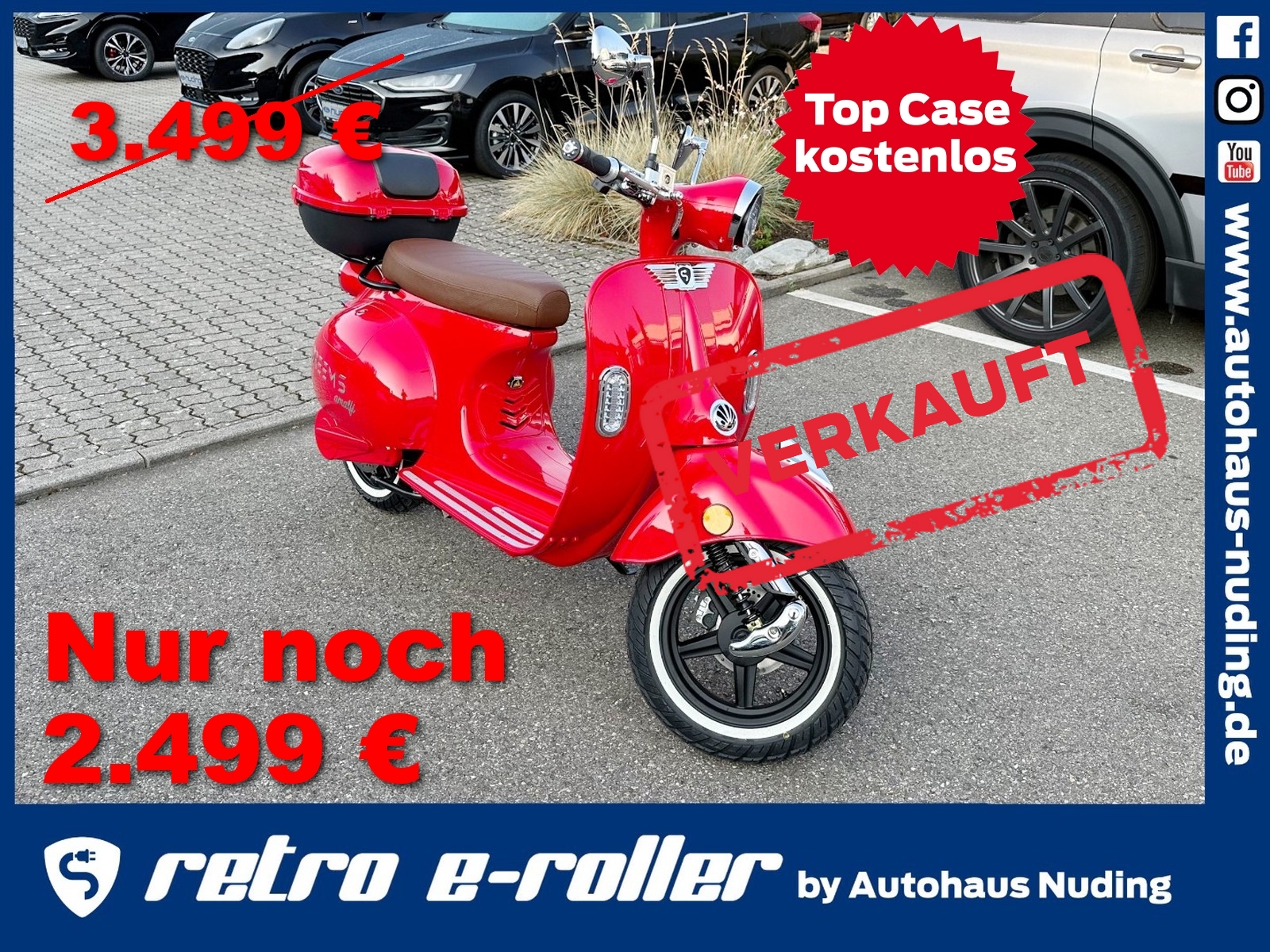 Amalfi e-roller 45 km/h